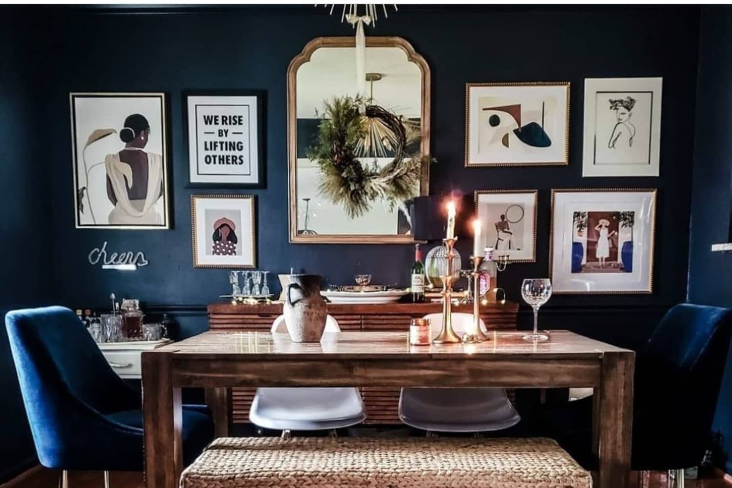 Chattanooga Dark and Moody House Tour Photos Apartment Therapy
